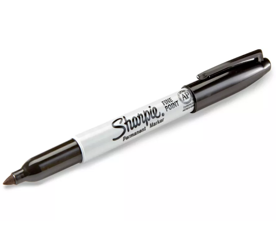 Sharpie Fine tip point Markers (Black) 2pk (Jehu King Store)
