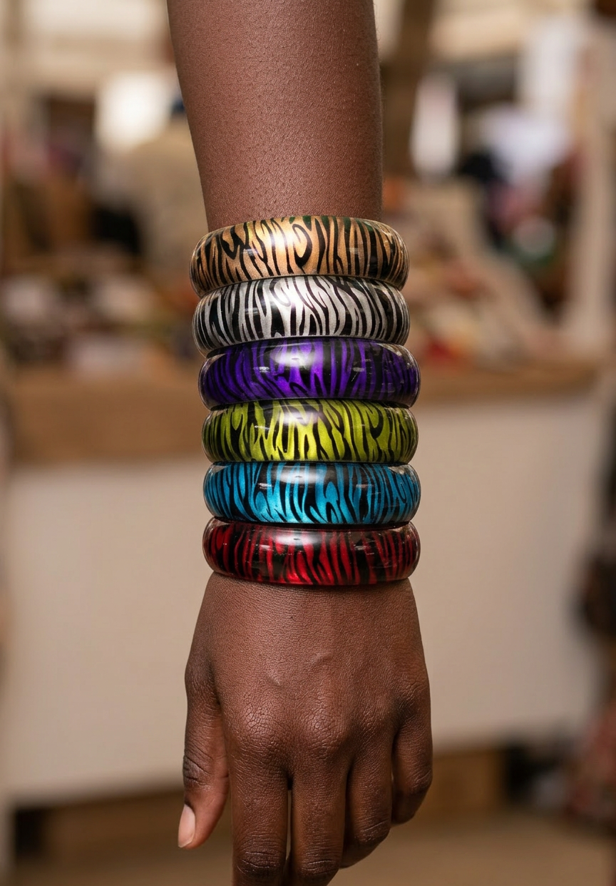 Bangle Bracelets tiger print